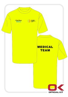 Event Safety Group - Fluo Yellow Performance T-Shirt